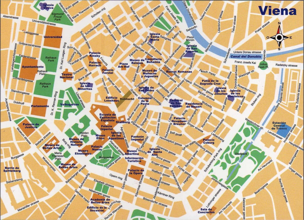 Kat jeyografik nan lari santral Vyèn