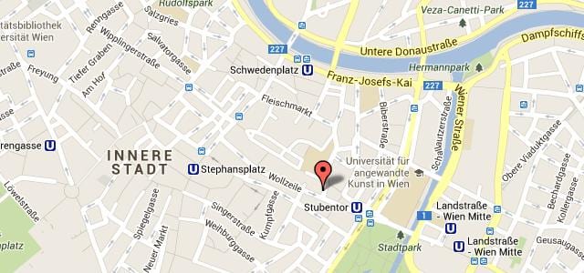 Kat jeyografik nan stephansplatz Vyèn kat jeyografik