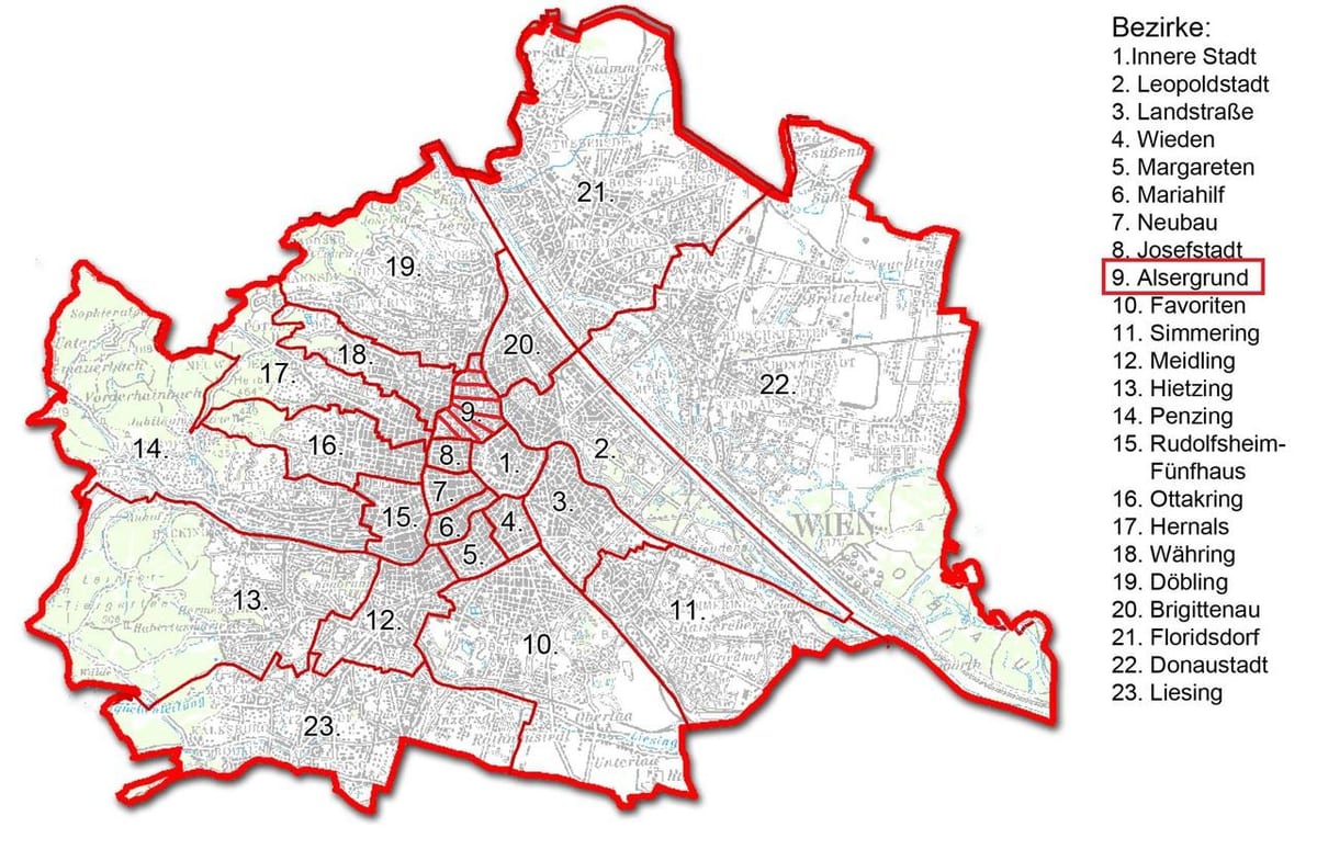 Wien bezirk kat jeyografik