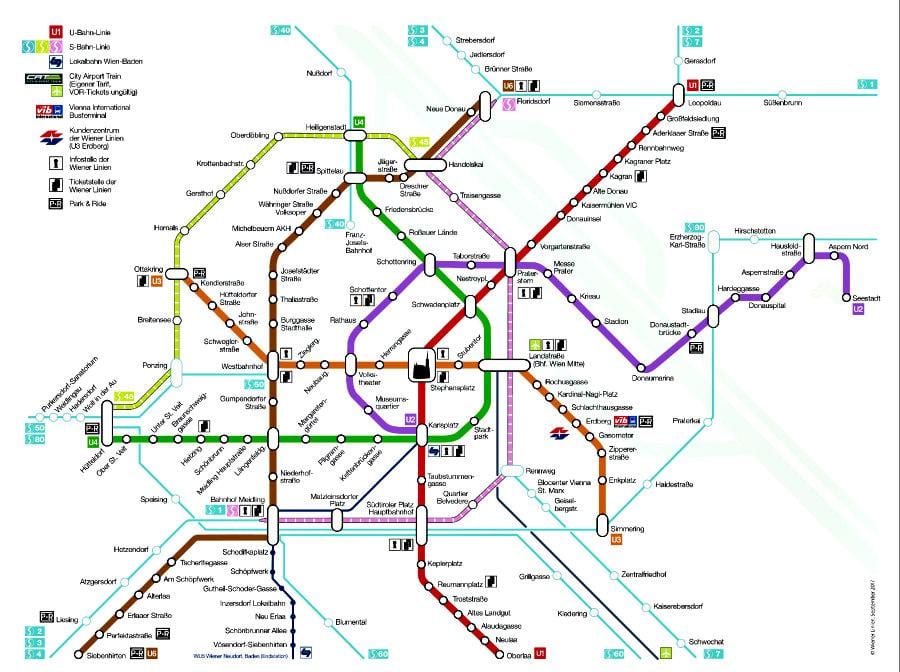 Vyèn estasyon metro kat jeyografik
