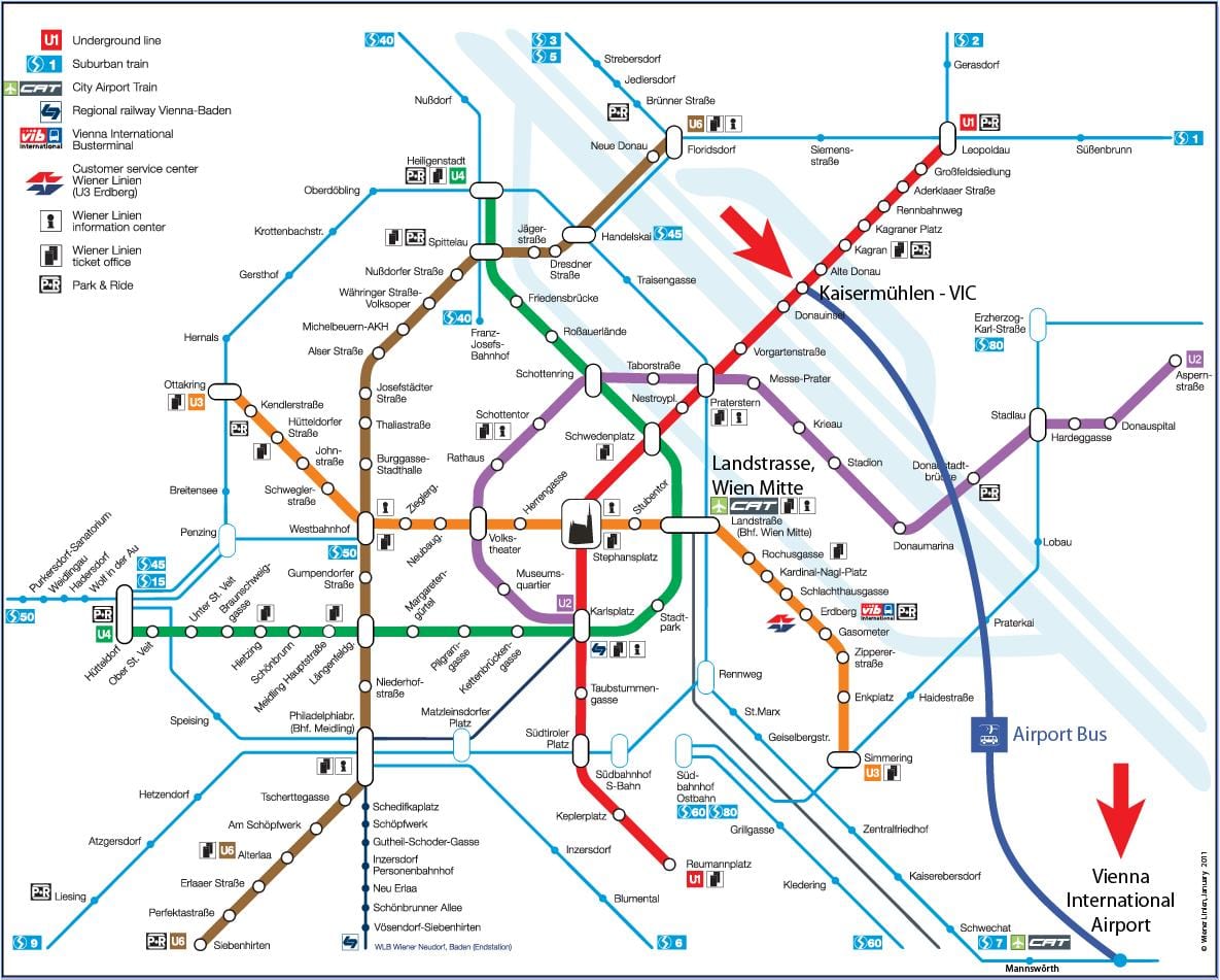 Kat jeyografik nan Vyèn s7 tren