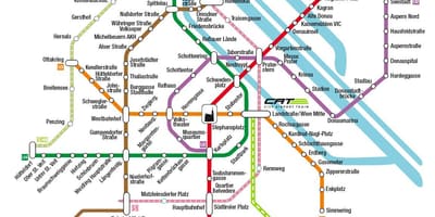 Chat ayewopò vil tren Vyèn kat jeyografik