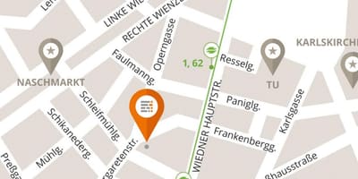 Kat jeyografik nan naschmarkt Vyèn 