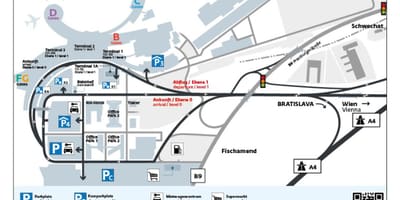 Kat jeyografik nan Vyèn ayewopò pou gare